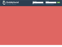 Tablet Screenshot of clickmysocial.com